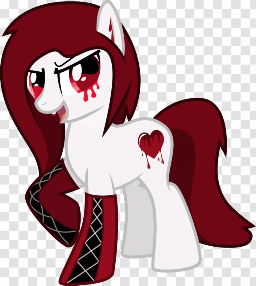 Pony Heart Bleeding Blood Clip Art - Cartoon - Cliparts Transparent PNG