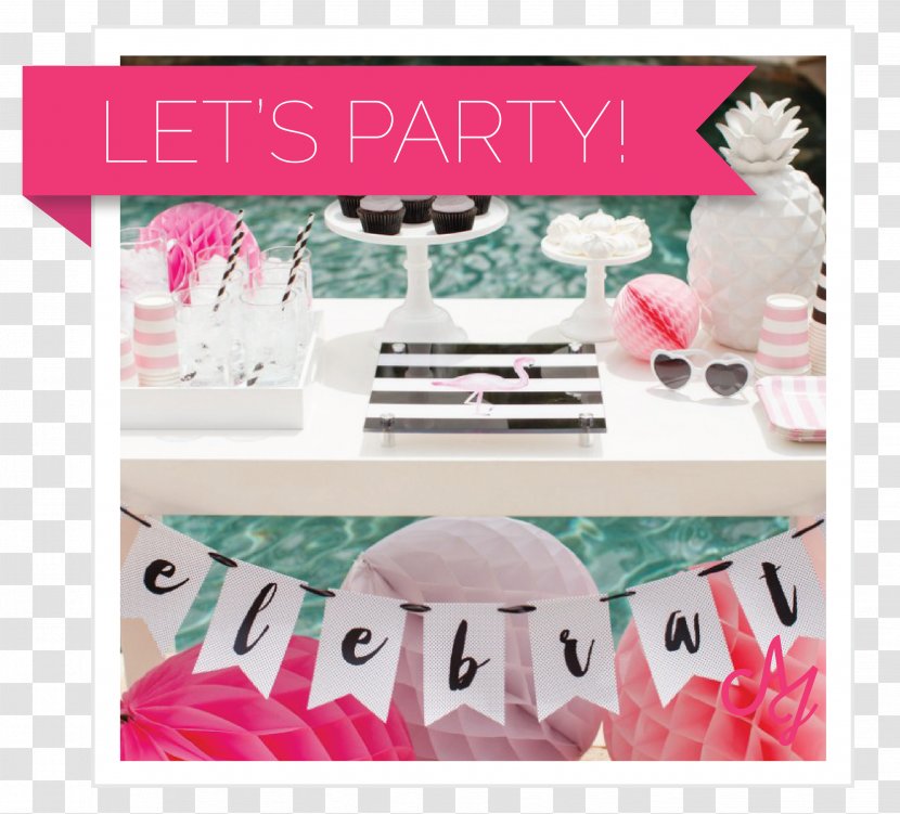 Party Baby Shower Birthday Flamingo Florida - Petal Transparent PNG