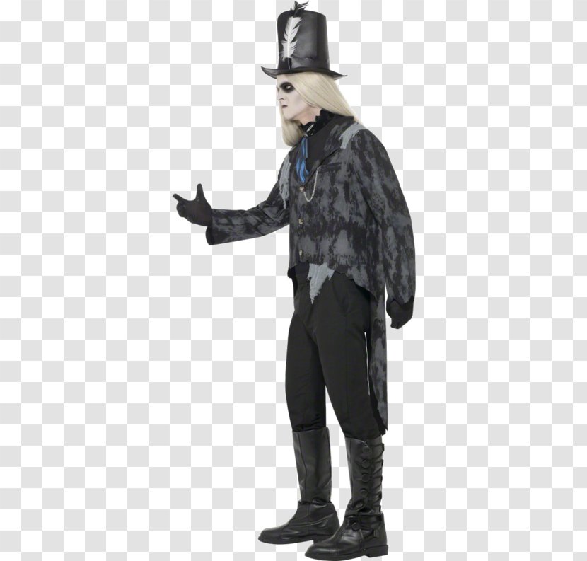 Costume Gravedigger Suit Disguise Halloween - Undertaker Transparent PNG