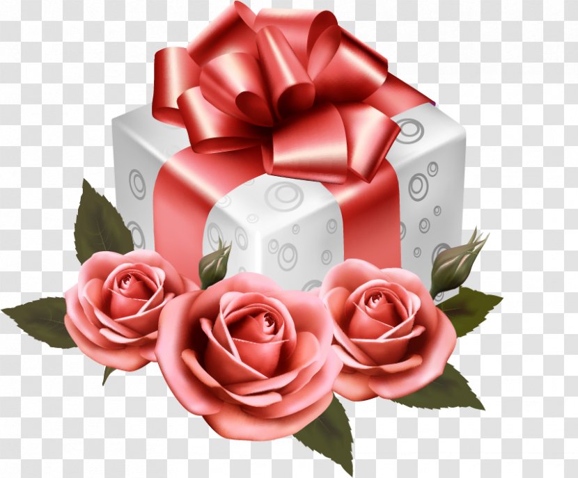 Gift Flower Rose Clip Art - Stock Photography Transparent PNG