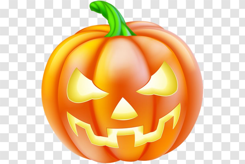 Halloween Pumpkin Jack-o'-lantern Clip Art - Cucurbita Transparent PNG