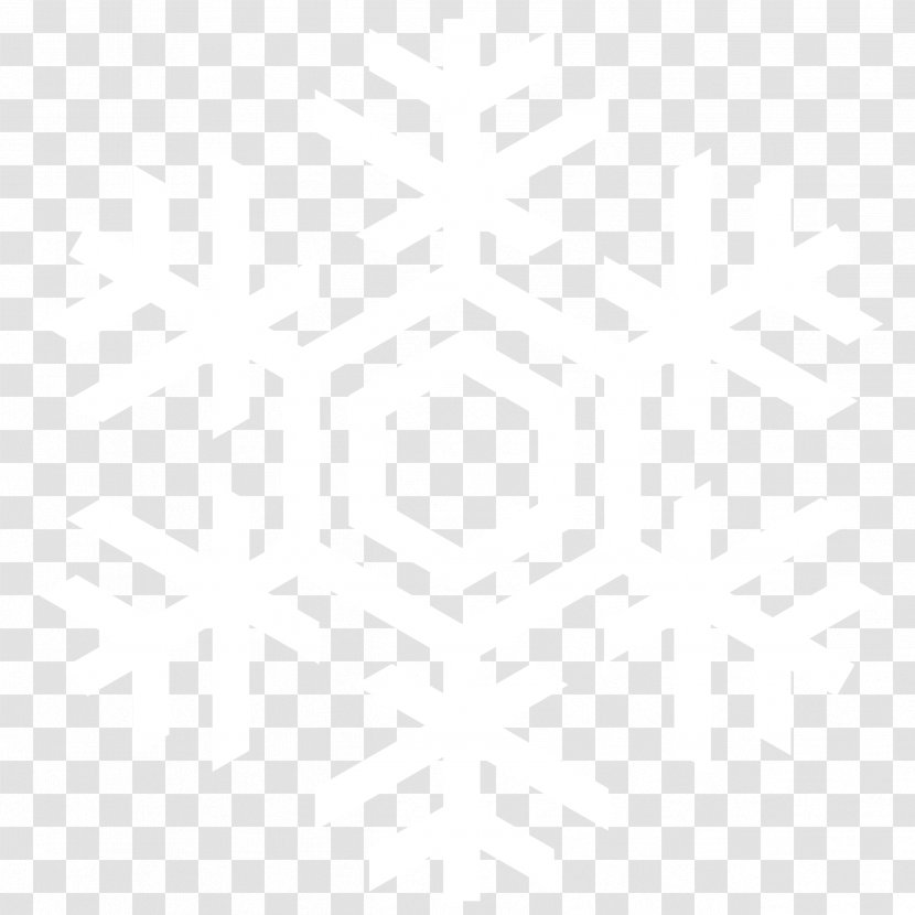 Symmetry Line Black And White Point Pattern - Wallpaper - Snowflake Image Transparent PNG