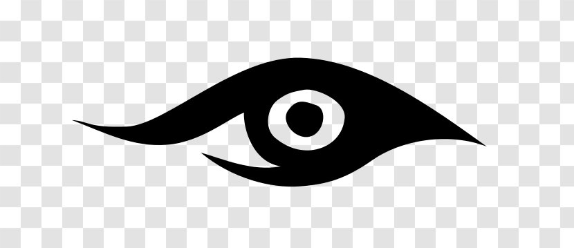 Logo Eye Clip Art - Black - Cute Eyes Transparent PNG