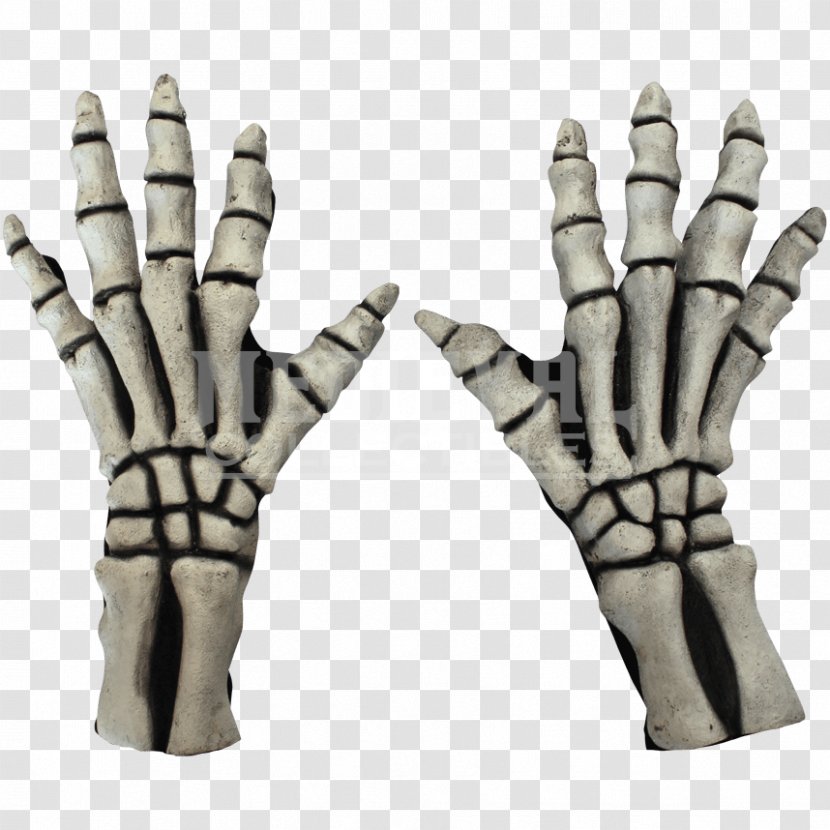 Glove Skeleton Costume Clothing Accessories Hand Transparent PNG