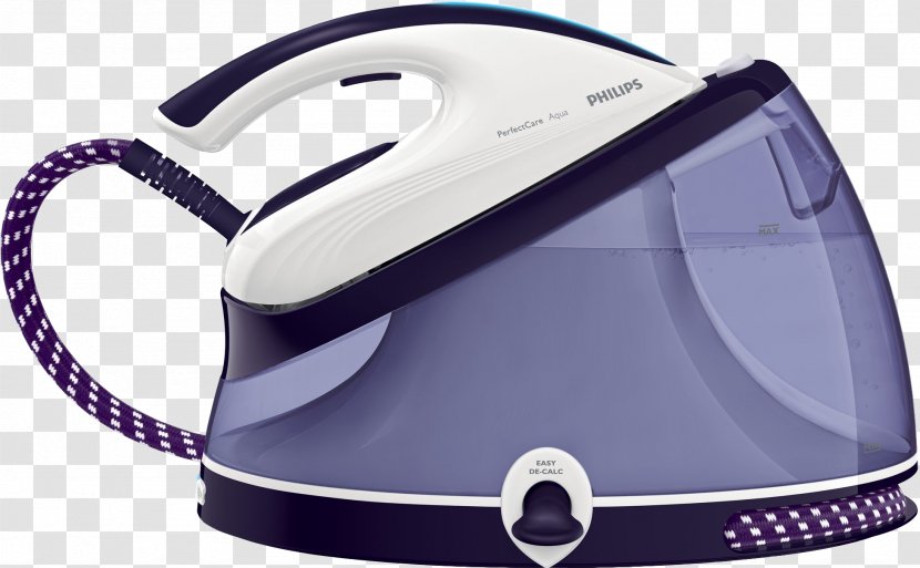 Clothes Iron Steam Cleaning Philips Home Appliance - Electronics Transparent PNG