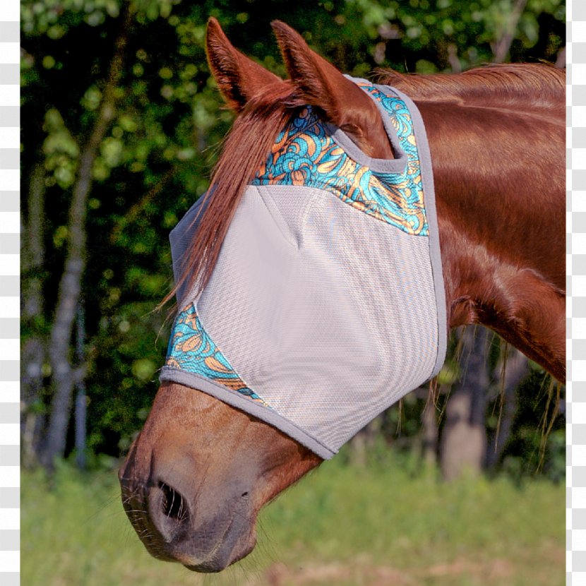 Horse Fly Mask Halter Bridle - Camouflage Transparent PNG