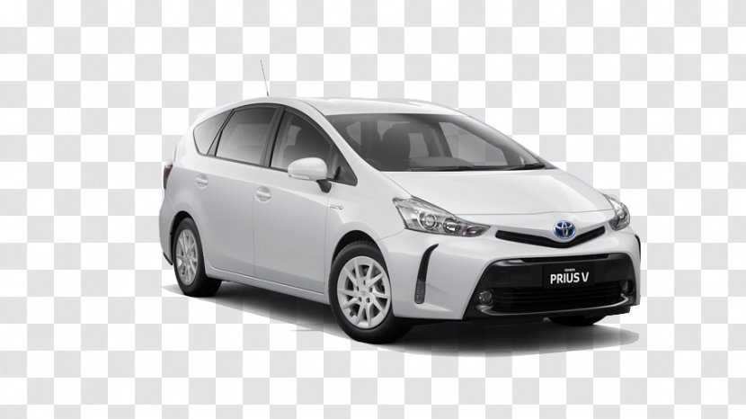 Toyota Prius V Car Australia - Hybrid Vehicle Transparent PNG