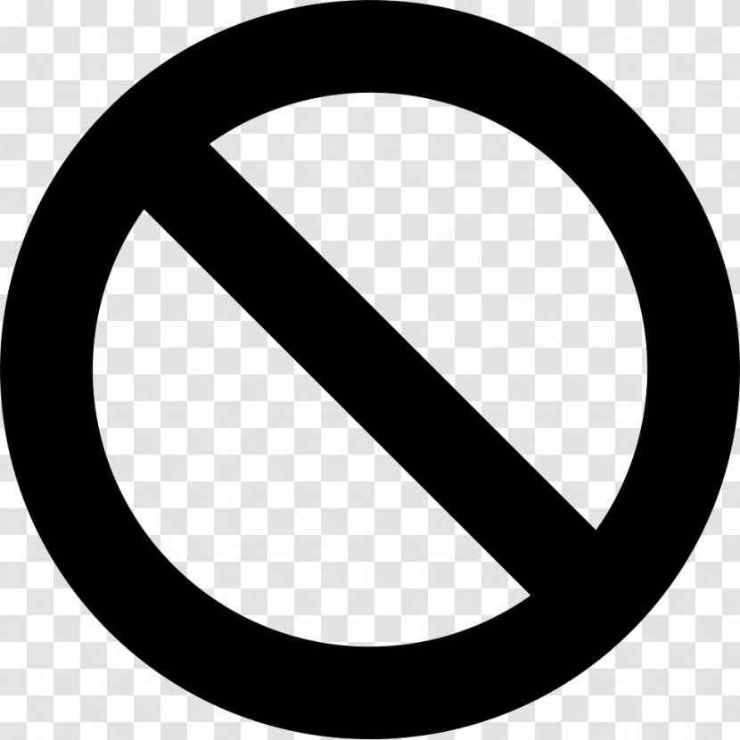 No Symbol - Sign - Simbolo Prohibido Transparent PNG