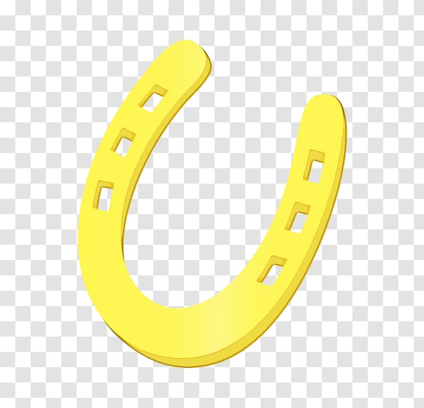 Yellow Horseshoe Fashion Accessory Banana Smile - Horse Supplies Jewellery Transparent PNG