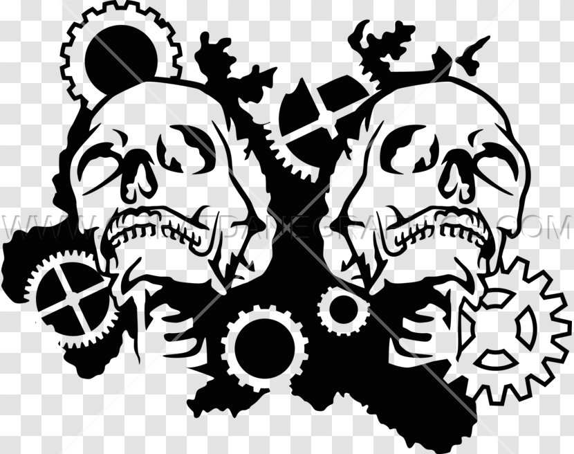 Skulls Unlimited International T-shirt Gear Art - Fictional Character - Skull T Shirt Printing Transparent PNG