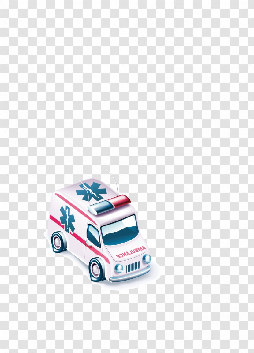Car Ambulance - Compact - Cartoon Transparent PNG