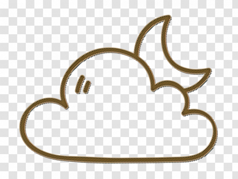 Cloud Icon Forecast Icon Moon Icon Transparent PNG