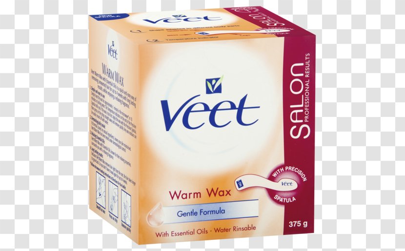 Veet Waxing Hair Removal Essential Oil - Beauty Parlour - Wax Transparent PNG
