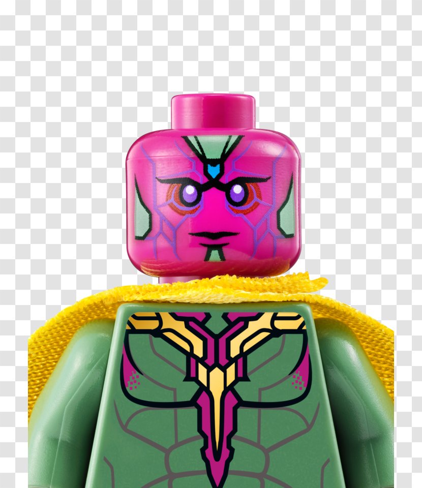 Lego Marvel Super Heroes 2 Vision Minifigure - Fictional Character - Toy Transparent PNG