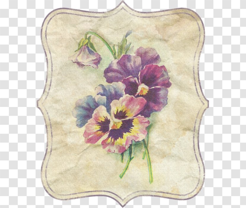 Paper Flower Decoupage Clip Art - Painting Transparent PNG