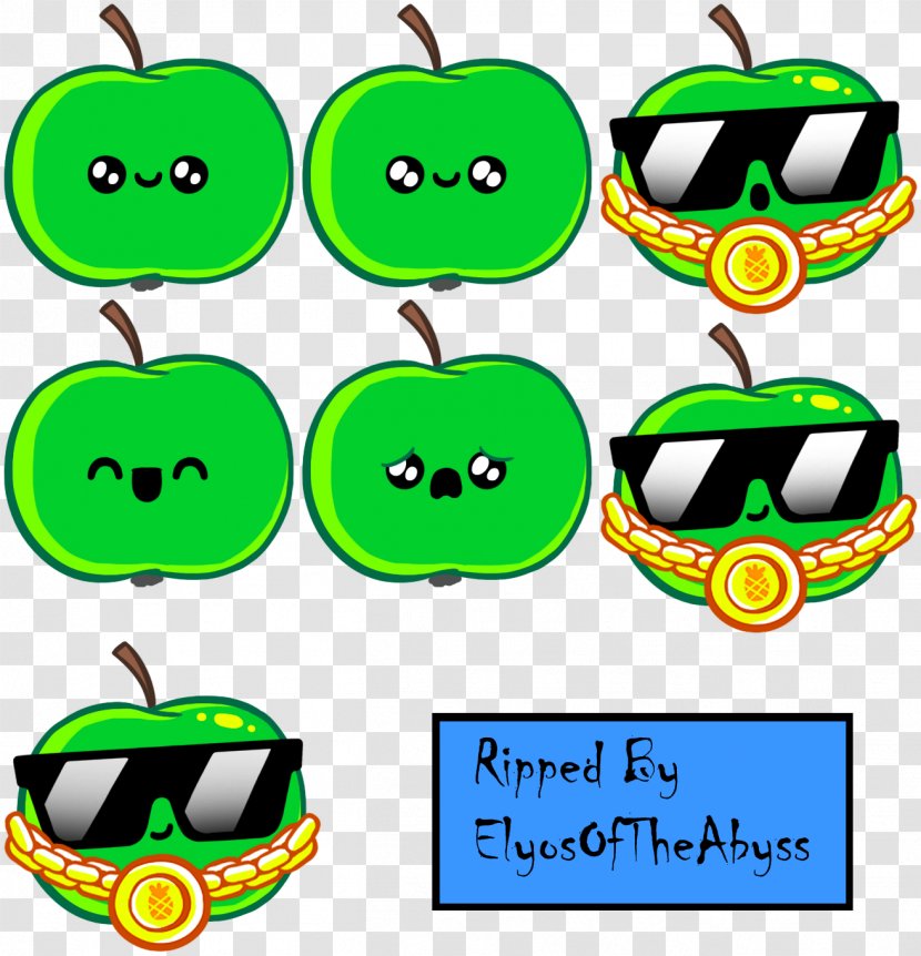 Smiley Green Plant Clip Art - Apple Pen Transparent PNG