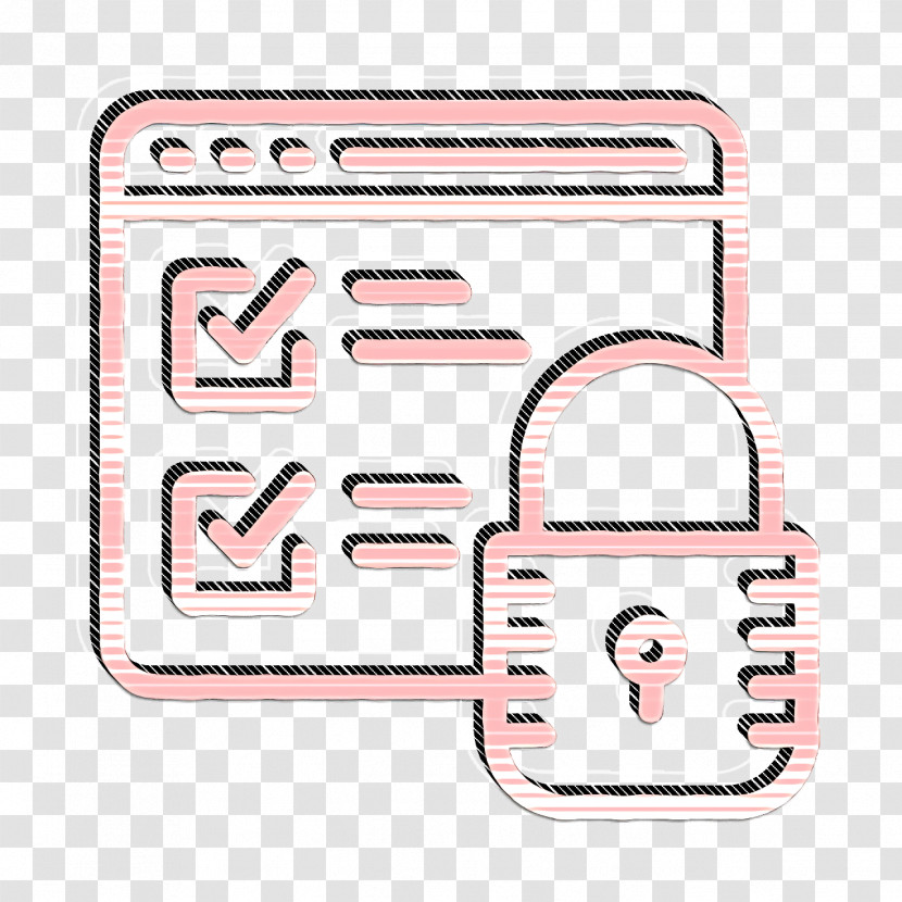 Secure Data Icon Lock Icon Data Protection Icon Transparent PNG