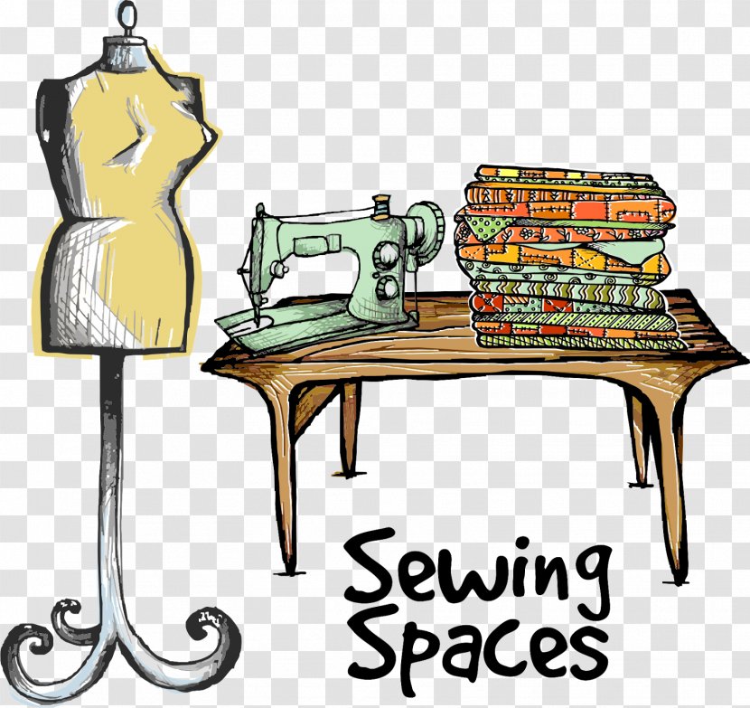 Sewing Machines Clip Art Craft Room - Overlock - Lessons Transparent PNG
