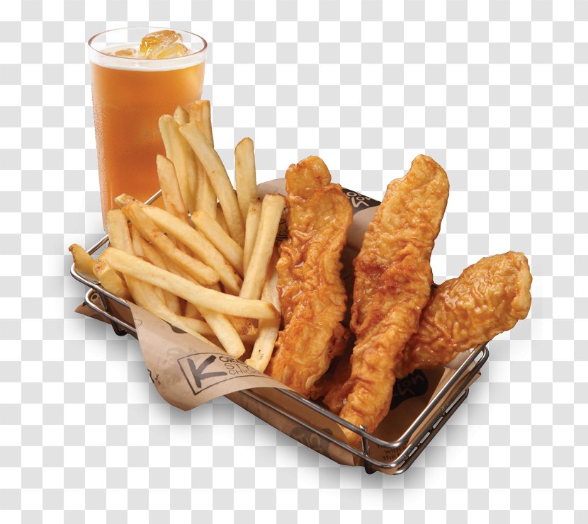 French Fries Fish And Chips Fried Chicken Fingers - Cuisine Transparent PNG