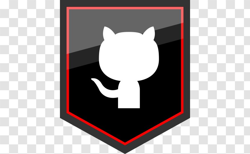 Social Media GitHub Logo About.me - Black - Github Transparent PNG