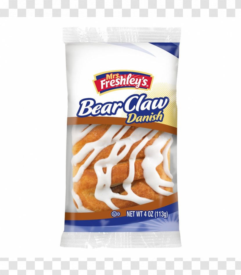 Bear Claw Danish Pastry Cream Cake Transparent PNG
