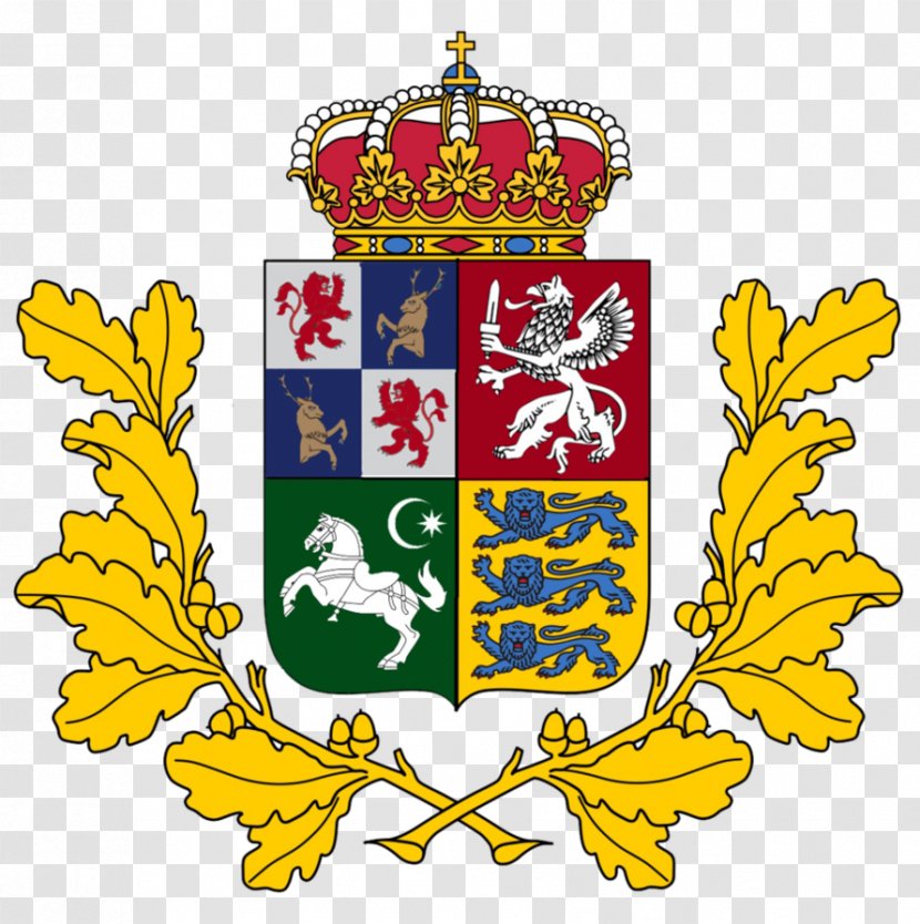 United Baltic Duchy Coat Of Arms Courland Livonia Heraldry - Coronet - Crest Transparent PNG