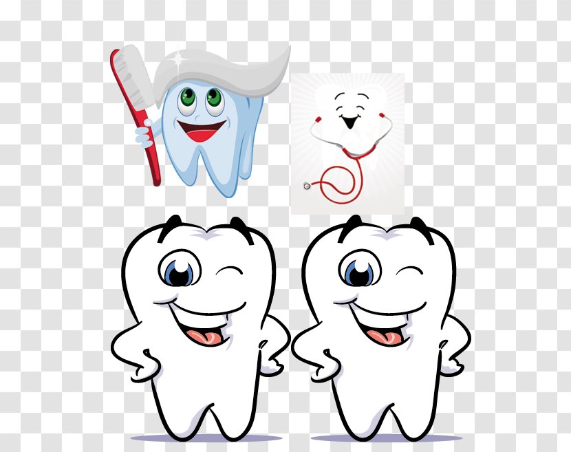Dentistry Tooth Whitening Pathology - Heart - Cartoon Teeth Transparent PNG