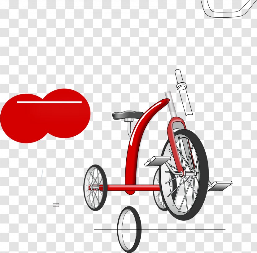 Tricycle Bicycle Motorcycle Clip Art - Road Transparent PNG