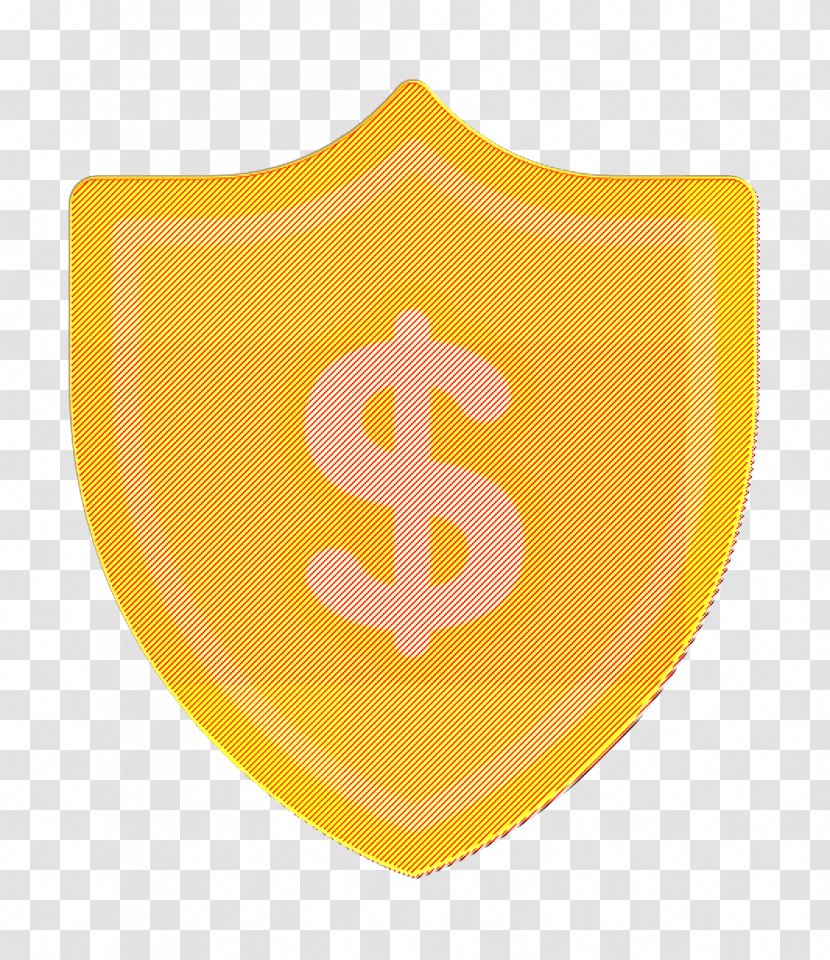 Money Icon Dollar Symbol Management - Yellow - Shield Logo Transparent PNG