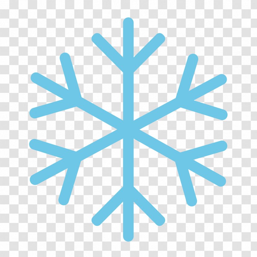 Snowflake Cold Sign - Symmetry Transparent PNG