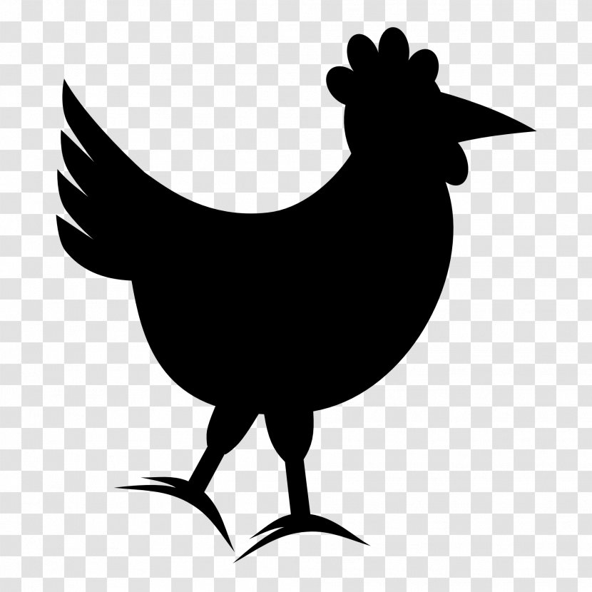 Rooster Chicken Clip Art Silhouette Fauna - Galliformes - Poultry Transparent PNG