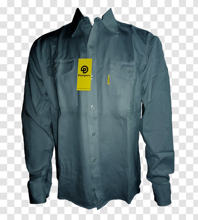 T-shirt Hoodie Dress Shirt Jacket Sleeve - Blue Transparent PNG