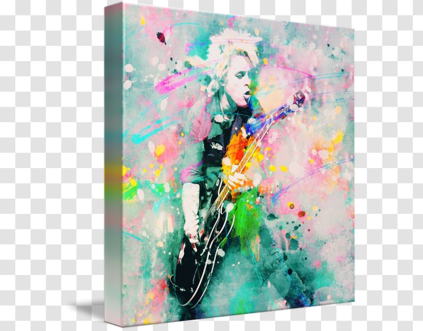 Painting Art Green Day Canvas Print - Frame Transparent PNG