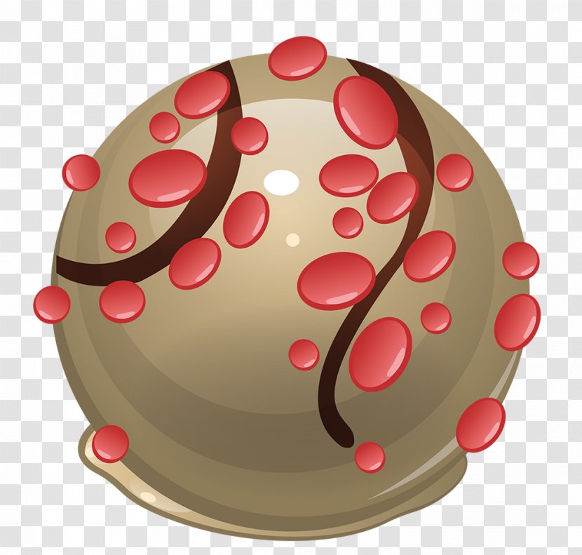 Chocolate Truffle Balls Torte White - Cake - Valentine's Day Transparent PNG