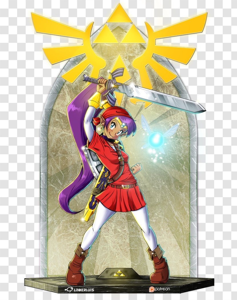 Shantae: Half-Genie Hero Shantae And The Pirate's Curse Link Video Game Fan Art - Action Figure - Nintendo Transparent PNG