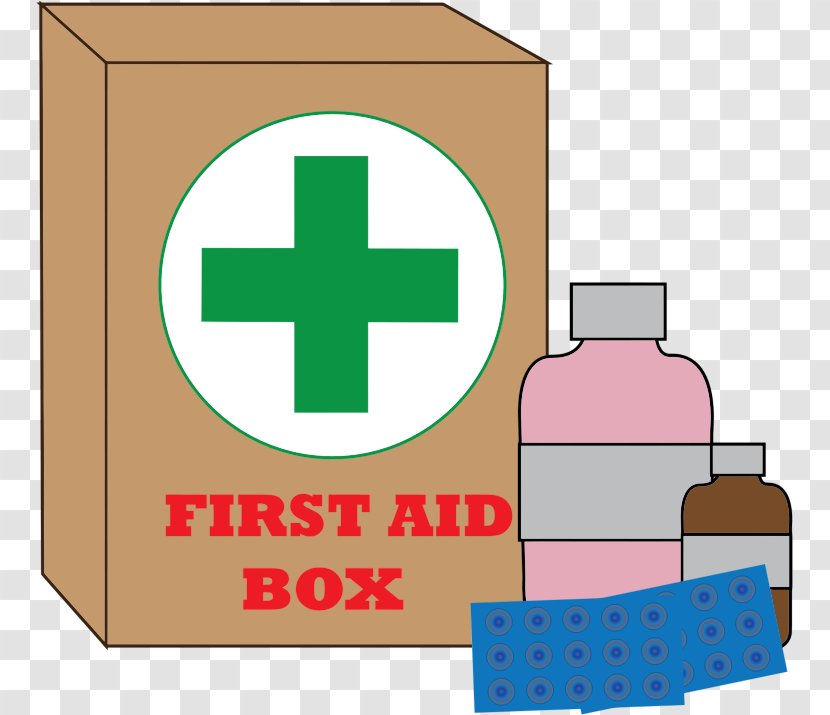 First Aid Supplies Kits Health Care Clip Art - Text Transparent PNG