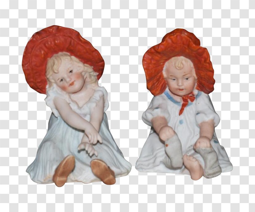 Heubach Infant Bonnet Child Doll - Watercolor Transparent PNG