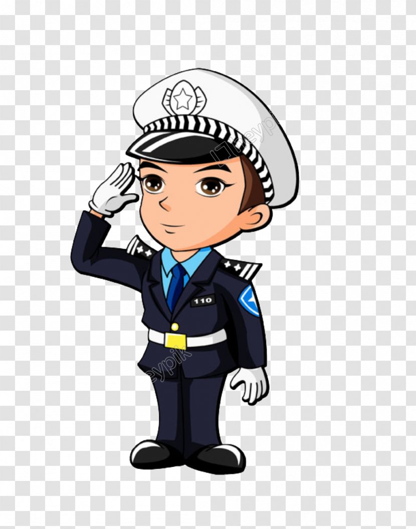 Clip Art Police Officer Cartoon Image - Human Behavior Transparent PNG