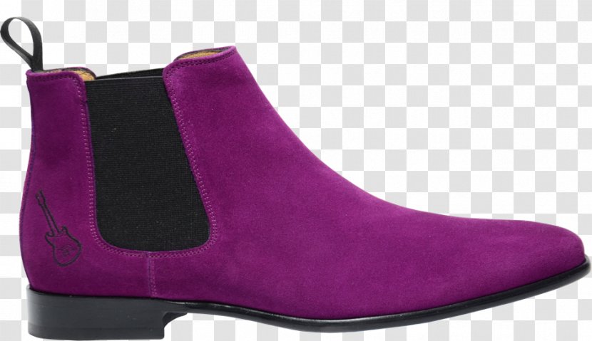 Chelsea Boot Slipper Shoe Suede - Purple Transparent PNG