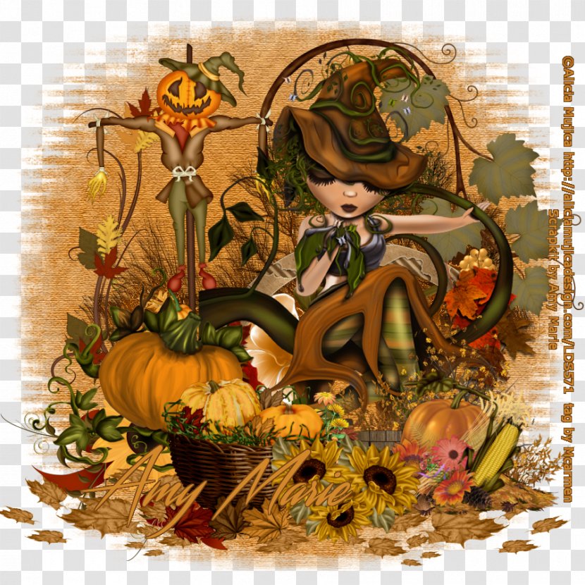 Floral Design Thanksgiving Day Transparent PNG