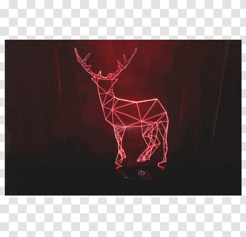 Reindeer Light LED Lamp Transparent PNG