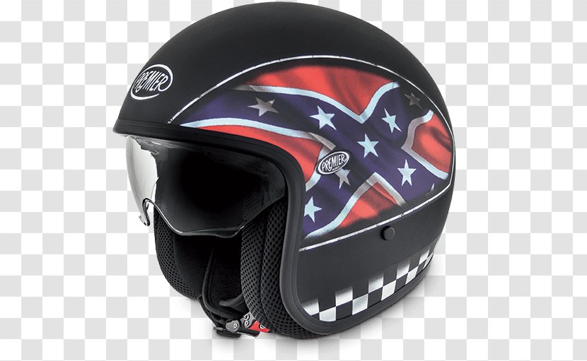 Motorcycle Helmets Bicycle Confederate States Of America Triumph Motorcycles Ltd - Motard Transparent PNG
