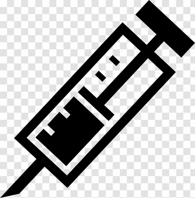 Injection Medicine Vaccine Download - Drug - Black And White Transparent PNG
