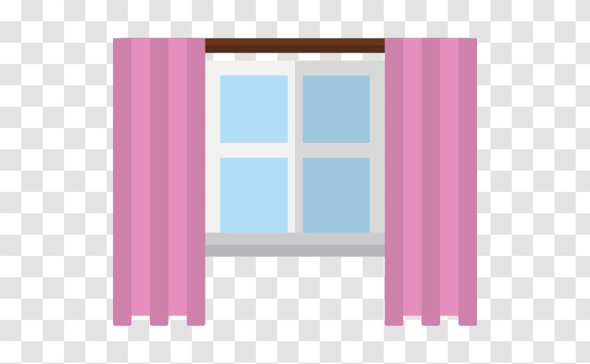 Window Curtain Furniture - Purple Transparent PNG