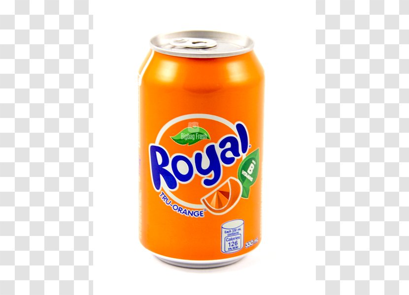 Orange Soft Drink Fizzy Drinks Juice Royal Tru - Fresh Style Transparent PNG