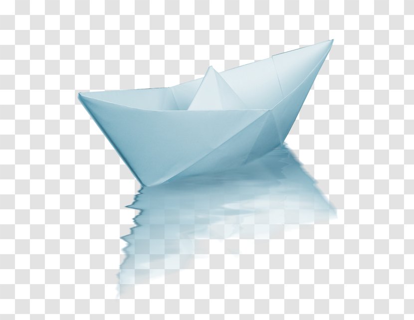 Water Boat Blog Butter Color - Origami - Folded Paper In Transparent PNG