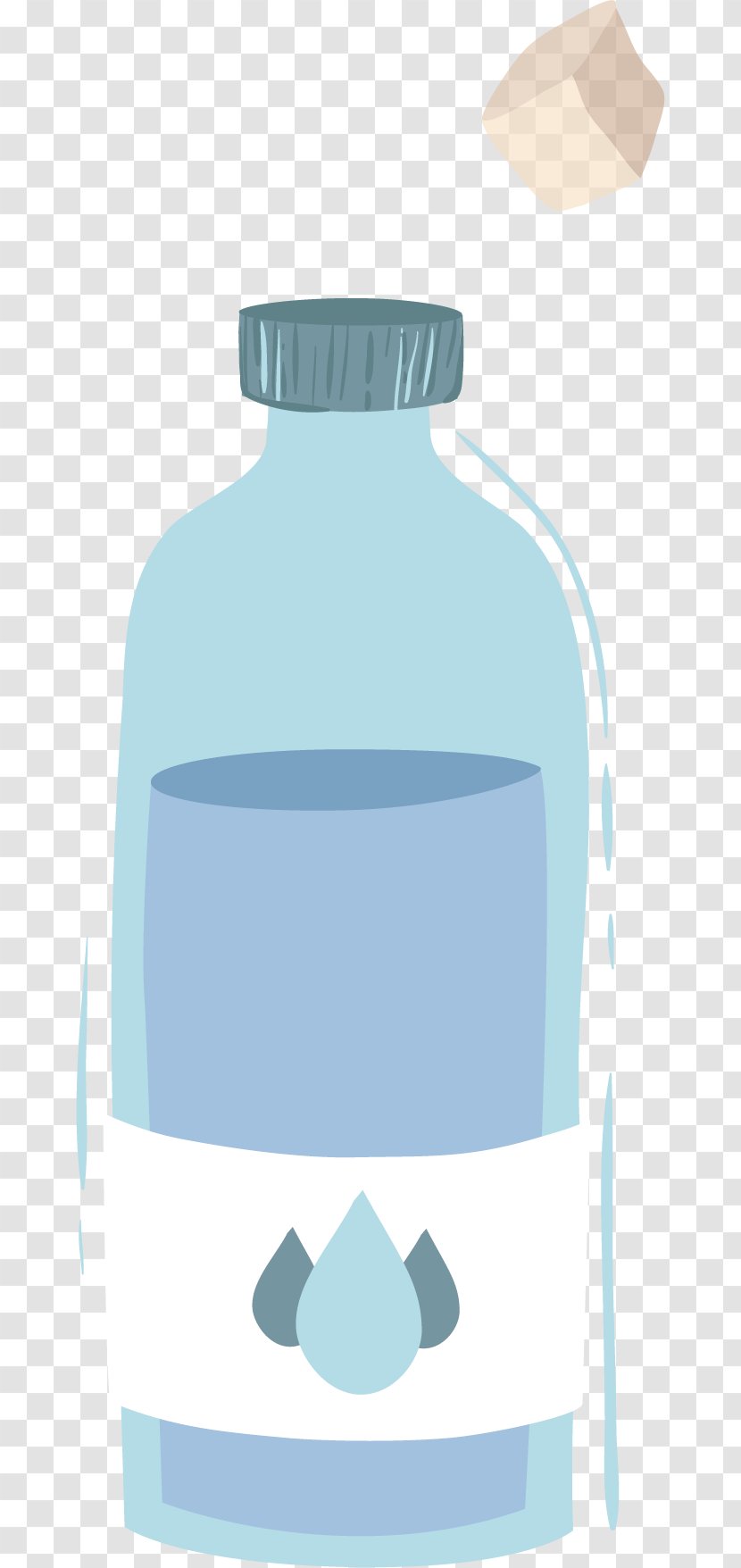 Bottle Euclidean Vector - Water - Blue Jar Transparent PNG