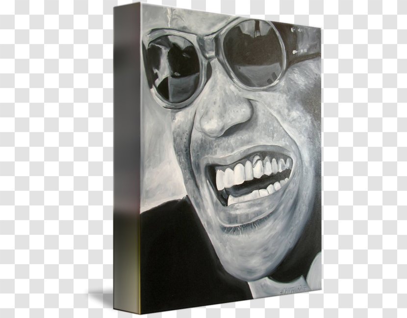 Ray Charles Glasses Gallery Wrap Goggles Canvas Transparent PNG