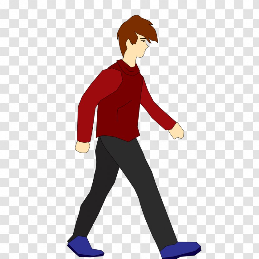 Animation Walking Character Walk Cycle - Silhouette Transparent PNG