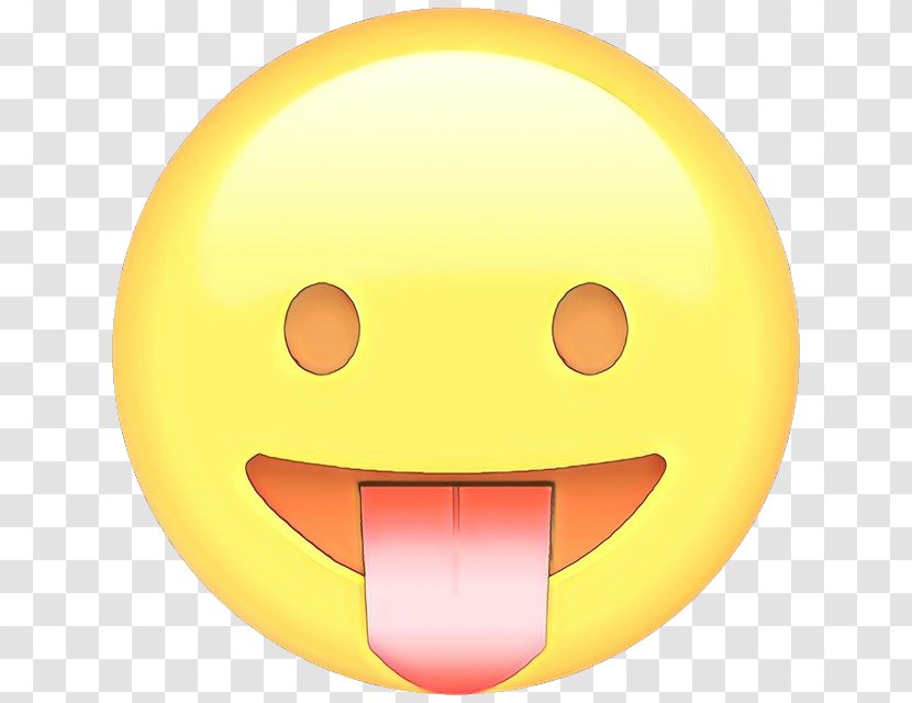 Smiley Face Background - Head - Tongue Laugh Transparent PNG